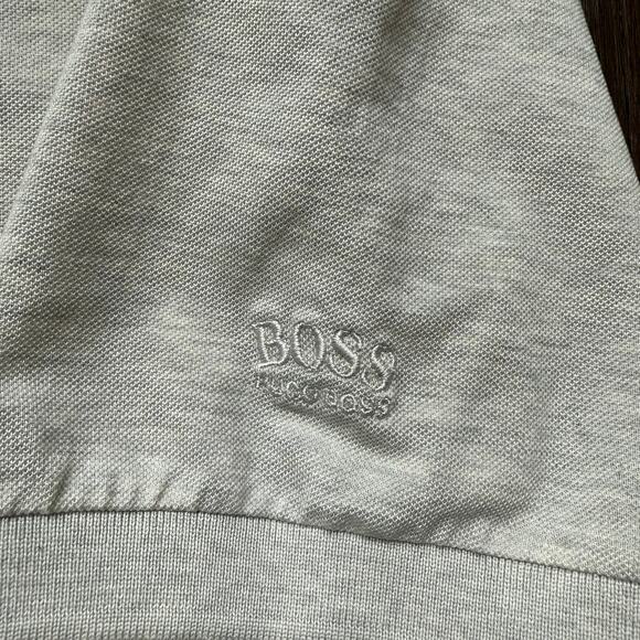 Hugo Boss Golf Cotton Polo Shirt Green Label Made in Italy Medium - Picture 4 of 8